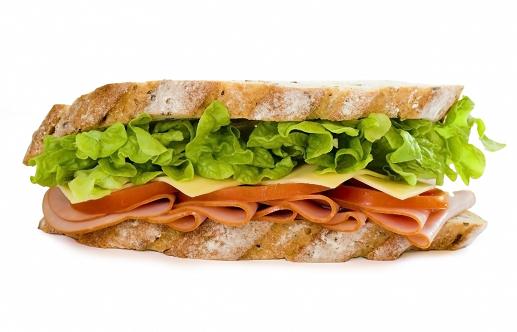 ham and salad sandwich