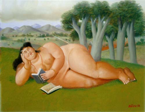 Botero, Mujer leyendo